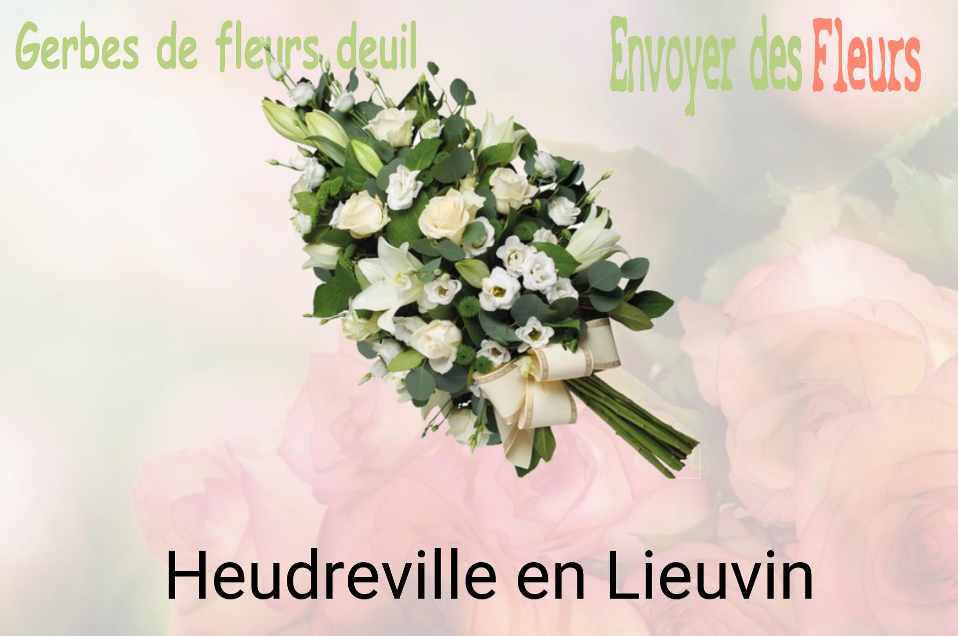 Gerbe de fleurs de deuil livrée à Heudreville-en-Lieuvin